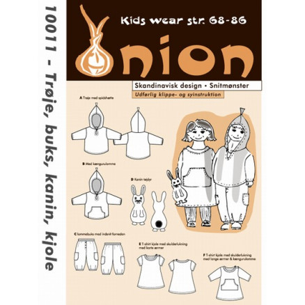ONION Snitmønster Kids 10011 Babysæt Str. 68-86/6-18 mdr.
