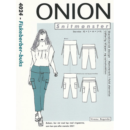 ONION Snitmønster 4024 Fiskeberberbuks Str. XS-XL