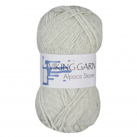 Viking Garn Alpaca Storm 512 Perlegrå