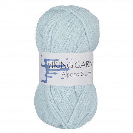 Viking Garn Alpaca Storm 520 Lys Blå