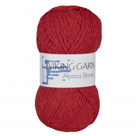 Viking Garn Alpaca Storm 550 Rød