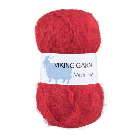 Viking Garn Mohrino 558 Rød Orange