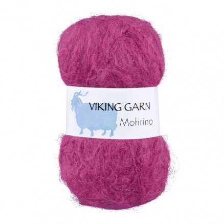 Viking Garn Mohrino 573 Mørk Cerise
