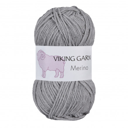 Viking Garn Merino 813 Lys Grå
