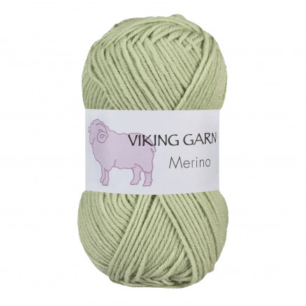 Viking Garn Merino 837 Lys Grøn