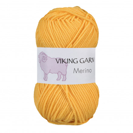 Viking Garn Merino 845 Gul