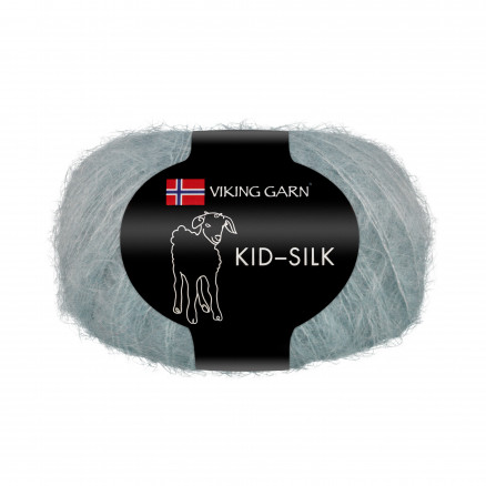 Viking Garn Kid-Silk 314 Støvet Petroleum