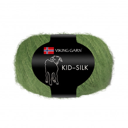 Viking Garn Kid-Silk 332 Grøn