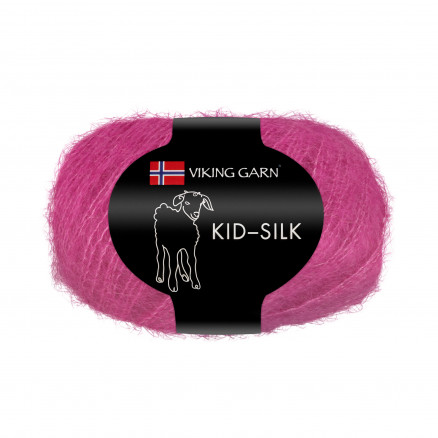 Viking Garn Kid-Silk 363 Cerise