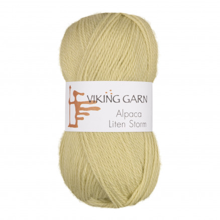 Viking Garn Alpaca Liten Storm 740 Lys Gul
