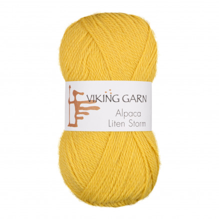 Viking Garn Alpaca Liten Storm 745 Gul