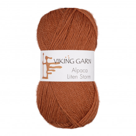 Viking Garn Alpaca Liten Storm 753 Brændt Orange