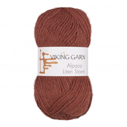 Viking Garn Alpaca Liten Storm 755 Burgunder