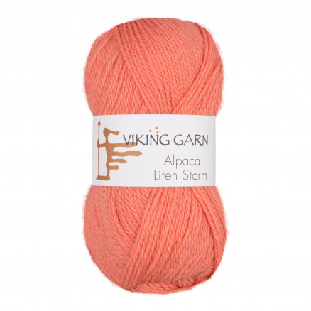 Viking Garn Alpaca Liten Storm 763 Lakserosa