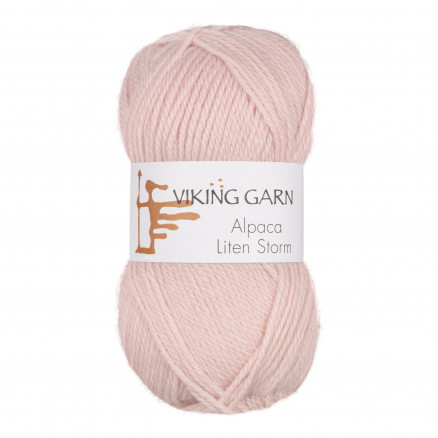 Viking Garn Alpaca Liten Storm 764 Lys Rosa