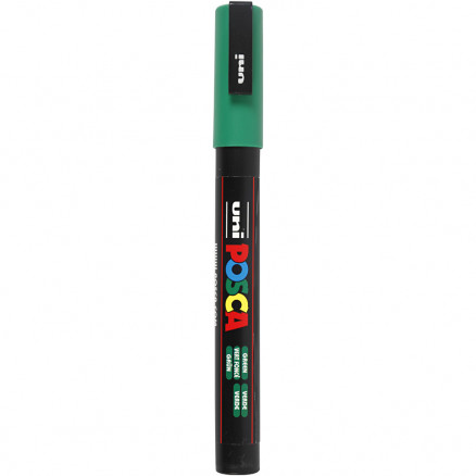 Posca Tusch, Green , stregtykkelse:, fine, 1stk.