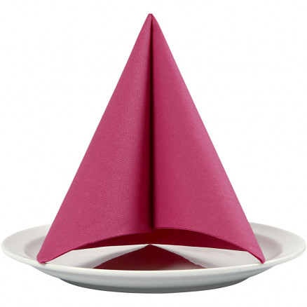 Servietter, pink, str. 40x40 cm, 60 g, 20 stk./ 1 pk.