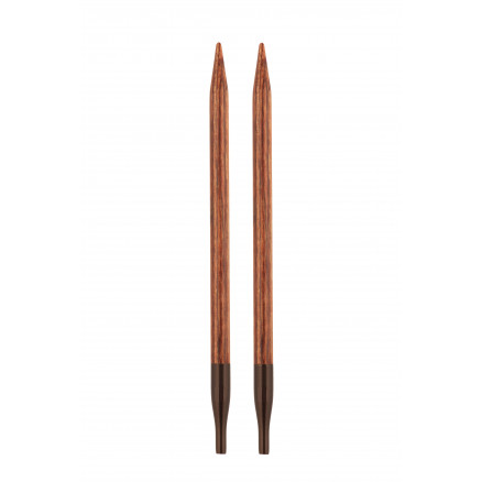 KnitPro Ginger Korte Udskiftelige Rundpinde Birk 10cm 3,50mm