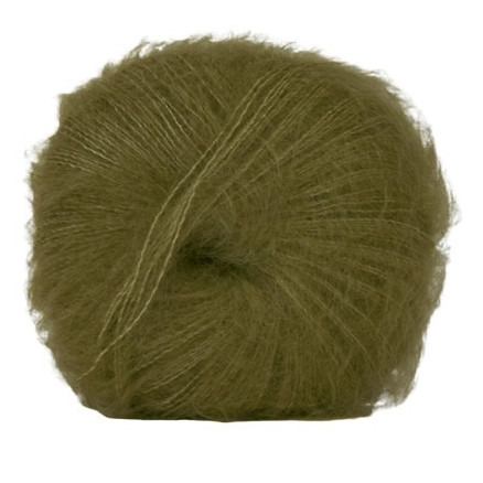 Hjertegarn Silk Kid Mohair Garn 1086 Mørk Grøn