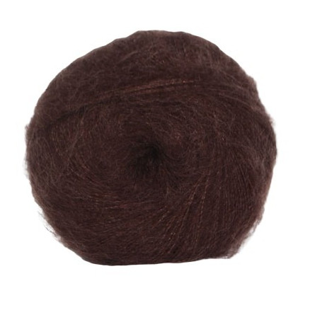 Hjertegarn Silk Kid Mohair Garn 1116 Brun