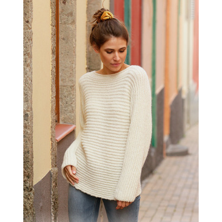 Daily Wonder by DROPS Design - Bluse Strikkeopskrift str. S - XXXL