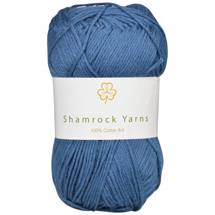 Shamrock Yarns 100% Bomuld 8/4 Garn 09 Marineblå
