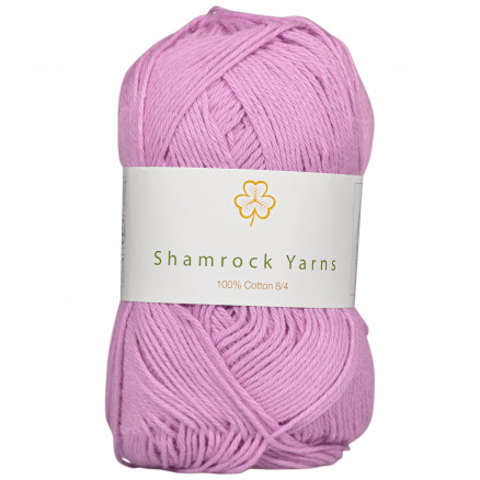 Shamrock Yarns 100% Bomuld 8/4 Garn 18 Støvet Lys Rosa