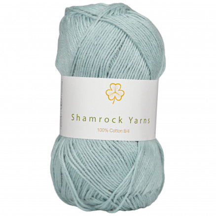 Shamrock Yarns 100% Bomuld 8/4 Garn 17 Støvet Lys Mint