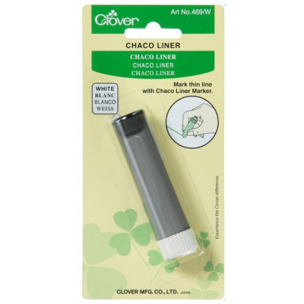 Clover Skrædderkridt Liner Hvid