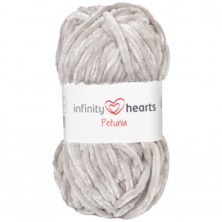 Infinity Hearts Petunia Garn 05 Grå/Sølv