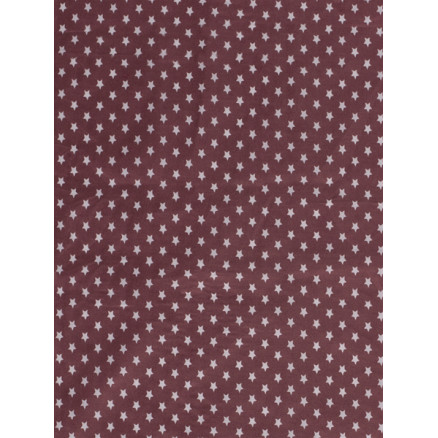 Bomuldspoplin Stof 147cm 14 Brun - 50cm