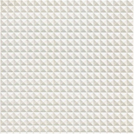 Kunstlæder Pyramider Stof 140cm 01 Hvid metallic - 50cm