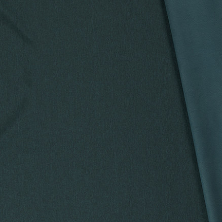 Softshell m/ fleece Stof 145cm 24 Petroleum - 50cm