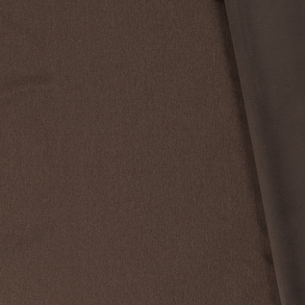 Softshell m/ fleece Stof 145cm 53 Brun - 50cm