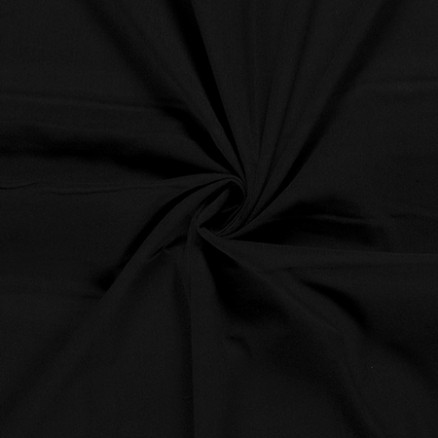 Babyfløjl Stof 145cm 69 Sort - 50cm