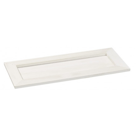Træbakke Hvid 35x16x3cm - 1 stk