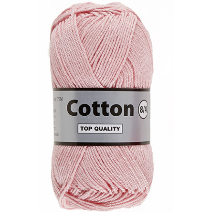 Lammy Cotton 8/4 Garn 710 Lyserød