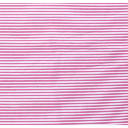 Bomuldsjersey Print Stof 150cm 012 Striber - 50cm