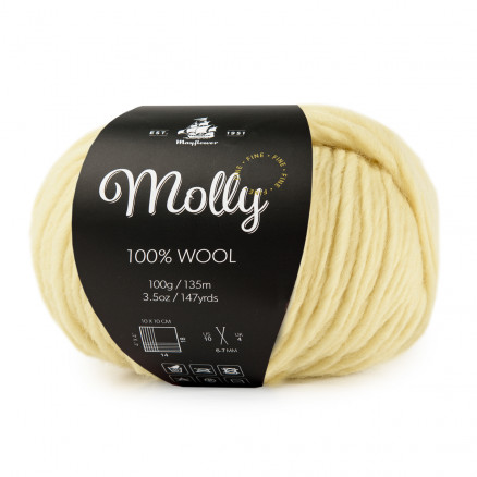 Mayflower Molly Fine Garn 03 Voksgul