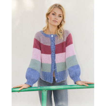 Sweet Country Sunrise Jacket by DROPS Design - Jakke Strikkeopskrift str. S - XXXL