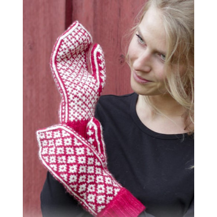 Christmas Magic Hands by DROPS Design - Vanter Strikkeopskrift One-size