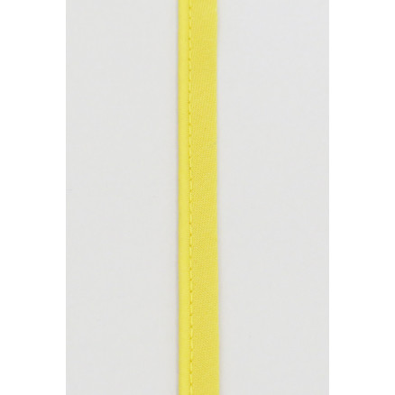 Paspoilbånd på Metermål Polyester/Bomuld 950 Gul 8mm - 50cm