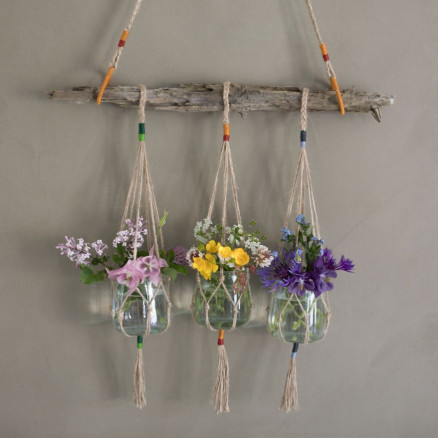 DIY Hanging pots af Rito Krea - Hængevaser Knytteopskrift