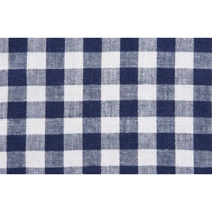 Køkkentern 10x10mm Bomuldsstof 614 Navy 140cm - 50cm