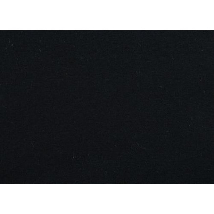 Perlebomuld Økologisk Bomuldsstof 003 Black 150cm - 50cm