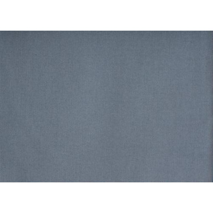 Perlebomuld Økologisk Bomuldsstof 014 Gråblå 150cm - 50cm