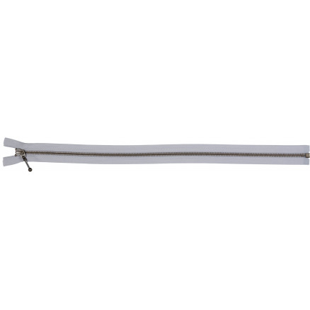 YKK Delbar Lynlås Antik Messing Lysegrå 6mm - 45cm