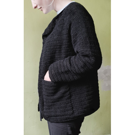 Den med lommer Cardigan af HoldMasken.dk - Garnpakke til Den med lommer str. S - XL