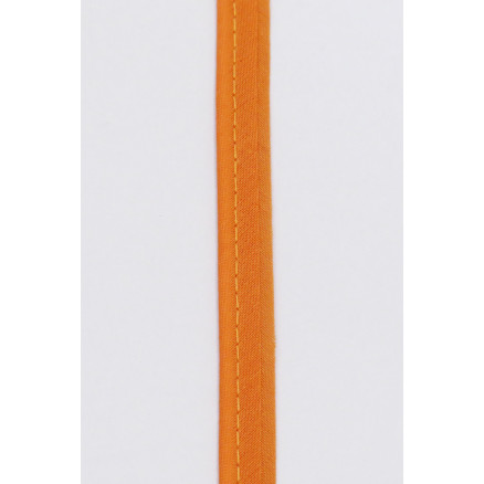 Paspoilbånd på Metermål Polyester/Bomuld 174 Orange 8mm - 50cm