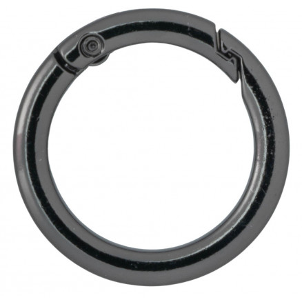 Infinity Hearts O-ring/Endeløs ring med Åbning Messing Gunmetal Ø30mm - 5 stk